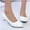 Z03-White, variant on Bmisegm Fashion Womens Casual Shoes Breathable Slip on Chunky Heel Outdoor Leisure ShoesCasual Shoes for Women White 39