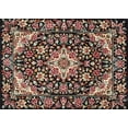 thumbnail image 1 of Ahgly Company Machine Washable Indoor Rectangle Traditional Night Red Area Rugs, 8' x 10', 1 of 7