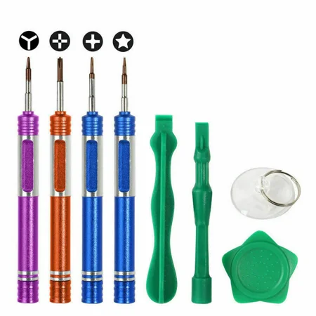 8 in 1 Opening Tools Kit Metal Screwdriver Repair Tools Set for iPhone 7 7 Plus