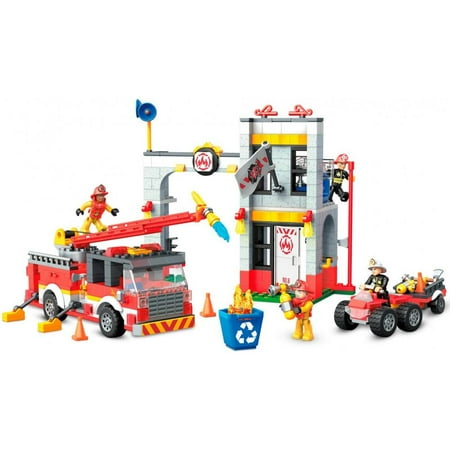 Mega Construx Fire Squad Firefighter Construction Set with micro action figures  Building Toys for Kids (528 pieces) price history on PriceWatchPro