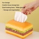 thumbnail image 5 of Hamburger Creatives Porta Pañuelos, para Caja de Pañuelos, Porta Pañuelos, Dispensador de Caja de Pañuelos, Caja Redonda para Servilletas, 5 of 5