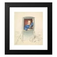 thumbnail image 2 of Rudolf Gaupmann 12x13 Black Modern Framed Museum Art Print Titled - Prince Paul Clemens Von Metternich as a Child, Surrounded by Toys (1841), 2 of 5