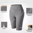thumbnail image 4 of 2pzs Shorts Licra Deportivo Mujer Sexy Short Yoga Gym Correr, 4 of 7