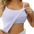 thumbnail image 2 of Ruyang Womens Tank Tops With Built In Bras 2024 Plus Size Padded Workout Tops Casual Athletic Camisole Tops Summer Trendy Clothes, 2 of 4