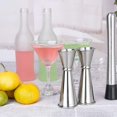 thumbnail image 4 of 3 Piece Double Measuring Cup and Cocktail Measuring Cup Stainless Steel 1 oz X 2 oz Alcohol Measuring Tool, 4 of 7