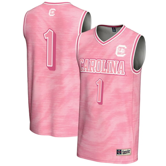 Youth GameDay Greats #1 Pink South Carolina Gamecocks Lightweight Basketball Jersey