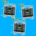 thumbnail image 4 of YORIN Trampoline for Kids, 5FT Toddler Mini Trampoline with Enclosure Net, Basketball Hoop, 60'' Indoor/Outdoor Kids Trampoline with Swing, Adjustable Gymnastics Bars, Gifts for Boys & Girls, 600LBS, 4 of 10