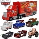 thumbnail image 2 of Auténtica colección de coches de Disney Pixar Cars Mater azul blanco oscuro Serie Skin Lightning McQueen coches de juguete de aleación para niños 1:55, 2 of 5