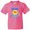Neon Pink, variant on Miami Florida Vacation Gift Youth T-Shirt