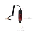 thumbnail image 2 of WRISTBIQUE Car Digital Circuit Tester LCD Circuit Tester Plastic Black 1Pcs for Vehicle Maintenance, 2 of 8