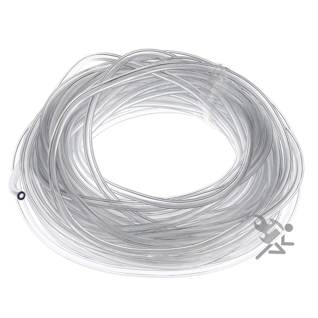 1/16" x 25' (Feet) Medium Size Clear Vinyl Tubing for Fishing Lure Treble Hook Protectors