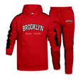 thumbnail image 1 of Gran oferta, chándal para hombre, conjunto de sudaderas con capucha informales con estampado de Brooklyn, traje deportivo para correr, ropa cálida para otoño e invierno, 1 of 4