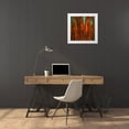 thumbnail image 3 of Wilkins, Suzanne 20x20 White Modern Wood Framed Museum Art Print Titled - Sunset Bamboo II, 3 of 4
