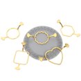 thumbnail image 1 of IFANLANDOR 1 Sello Lacre Metal Dorado Con Redondo Corazon Y Tapete Silicona, 1 of 6