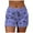 BU1, variant on Women's Mid Rise Star Graphic Print Yoga Shorts Elastic Drawstring Slim Fit Workout Activewear Bottoms