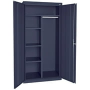 Elite Series Combination Cabinet with Adjustable Shelves, 36"W x 24"D x 78"H, Navy Blue
