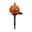 Orange, variant on Halloween Solar Lights Outdoor 18 Inch White Ghost Stake, Auto On Solar Pathway Decor for Garden, Resin Phantom Yard Light