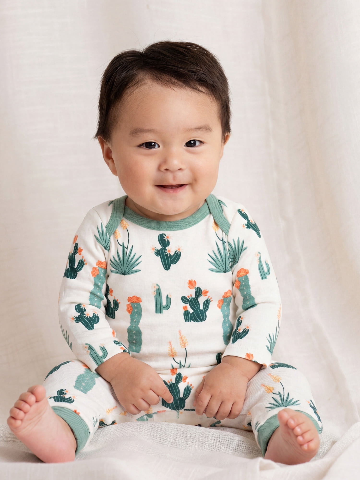 M+A by Monica + Andy Organic Cotton Gender Neutral First Moves Bodysuit + Groove Pant Set, Sizes Newborn -24 Months