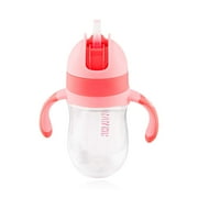 Sippy Cup for Baby, Spill Proof Training Cup for Toddler and Infant, 7.4 Oz (220ml), Dual Handle - Red
