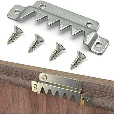 12 Pack Heavy Duty Sawtooth Picture Hangers, Large Sawtooth Hangers with Screws, Picture Hang Solutions Picture Hanger for Frame Paintings Artwork Support 400lbs