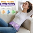 thumbnail image 6 of Cordless Heated Hip Wrap with Massage 3000mAh Rechargeable USB Heating Pad for Hip with Extension Strap,3 Vibration Modes, 5 Heating settings, Purple, 6 of 12