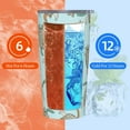 thumbnail image 6 of Sea Turtle Tumbler 20oz Blue Ocean Beach Stainless Steel Insulated Tumblers with Lid and Straw Animal Travel Coffee Mug Tea Wine Cups Water Bottle Gifts for Men Women Turtle Lover, 6 of 6