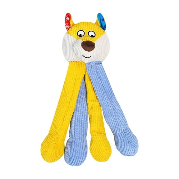 Self Entertaining Crinkle Dog Toy For Medium & Large Breeds Chew Boredom Molar Friendly For Home Alone Play Companion Toy Dog with inside for Small Dogs 6 Puppy Shots Teething Puppy Chew Planet Dog