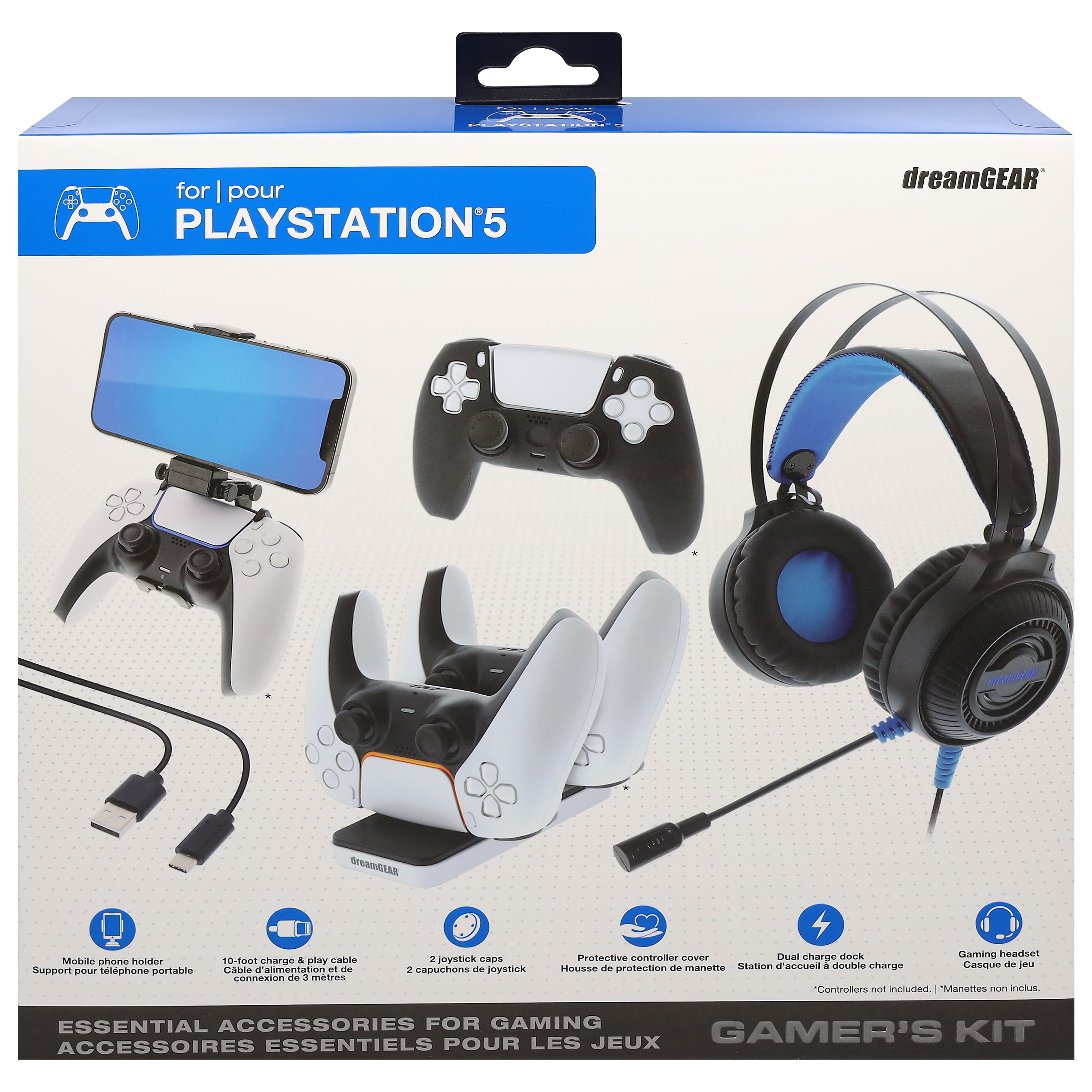 dreamGEAR Gamer Kit for Playstation 5 Black (DGPS5-7401 