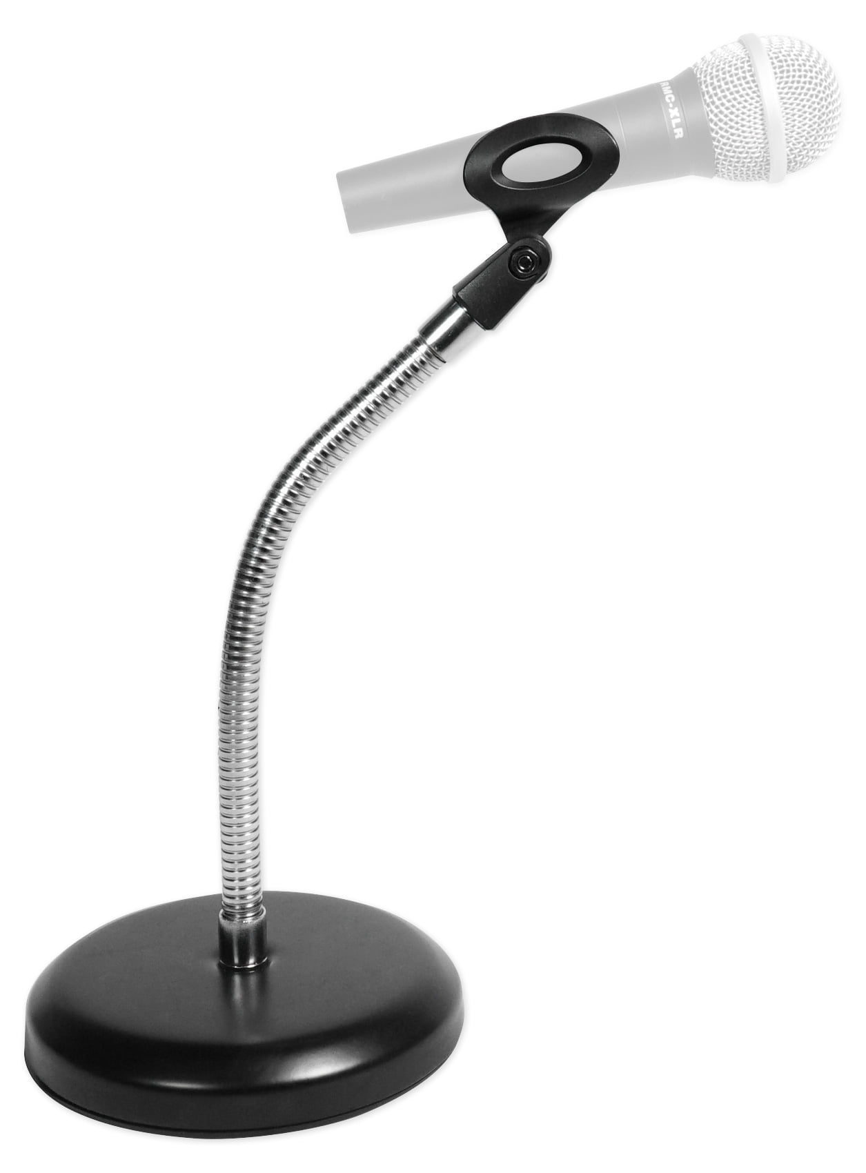 Rockville Dynamic Microphone+Mic Stand w/Gooseneck+Weighted Base+Cables