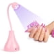 thumbnail image 1 of Mini LED Nail Dryer Lamp Polish Machine Rechargeable 360 Rotating Light,LED Nail Lamp, 1 of 4