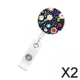 thumbnail image 1 of 2x Portatarjetas Retráctil, Clip para Placa con Nombre de Identificación, Accesorio Práctico con Clip de , Clips para Insignia de Enfermería 2 piezas, 1 of 8