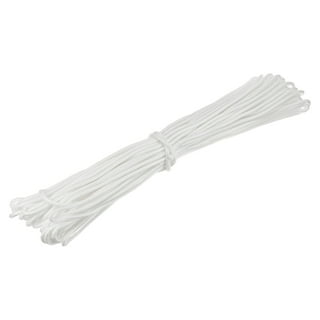 CWC Solid Braid Polyester Crab Rope - 1/4 x 1000' White