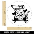 thumbnail image 2 of Awesome Opossum on Skateboard Cool Sport Rubber Stamp for Scrapbooking Crafting Stamping - Mini 1/2 Inch, 2 of 7