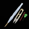 thumbnail image 4 of Rongfmy Sunrise Punch Needle Starter Kits Soft Yarn for Beginners Hand Craft 20cm Multicolor, 4 of 7
