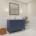 thumbnail image 2 of Ayna Decors Rooh 48 in Navy Blue Bathroom Vanity | 2 Soft Closing Doors | 7 Full Extention Soft Close Drawers | Brushed Nickel Hardware | AVR48NB0002, 2 of 10