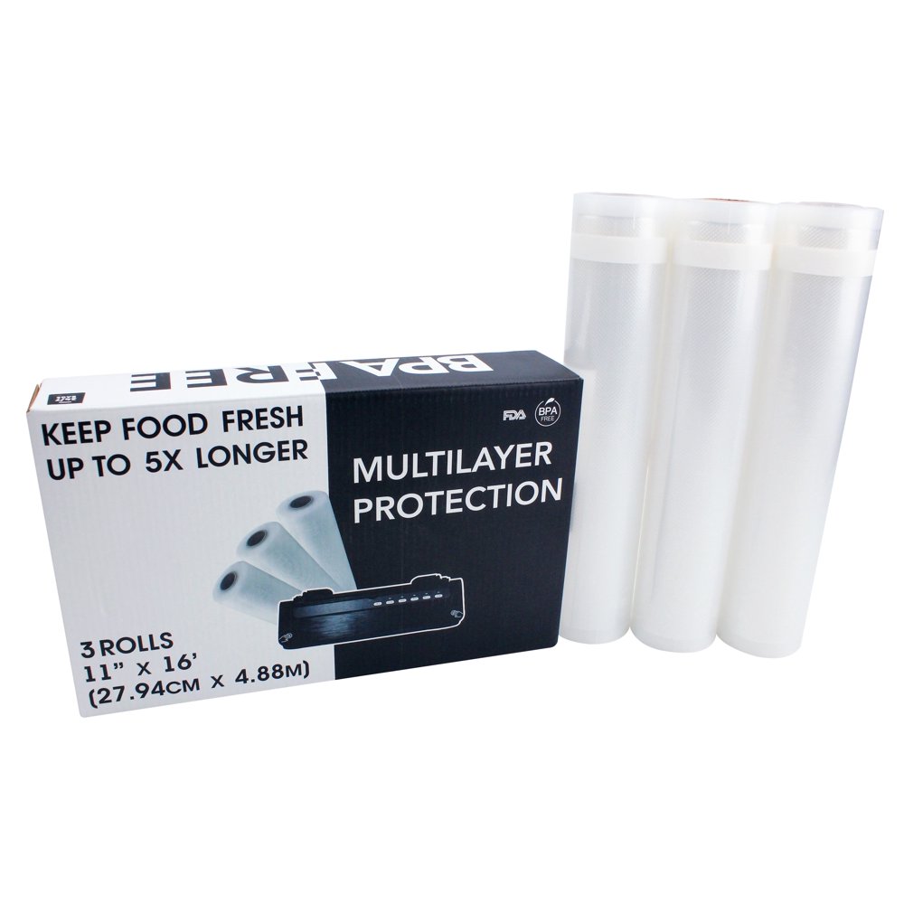 24/7 Bags Vacuum Seal Rolls, BPAFREE with Multilayer Protection 11 X
