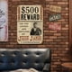 thumbnail image 3 of Placa Metal Vintage Jesse James Wanted Pintura Hierro Rectangular 20x30 Cm, 3 of 9