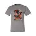 thumbnail image 2 of If It's Not a Dachshund It's Just a Dog Gift | Mens Dog Lover Graphic T-Shirt, Heather Grey, 3XL, 2 of 3
