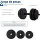 thumbnail image 3 of Caminadora Electrica Bluelander, Walking Pad con Asa, 110 V con Kit de Pesas 4 en 1, Set de Mancuernas con 8 Discos y 4 Barras de Distinto Largo, Pesas para Ejercicio con Seguros para Barra, 3 of 5