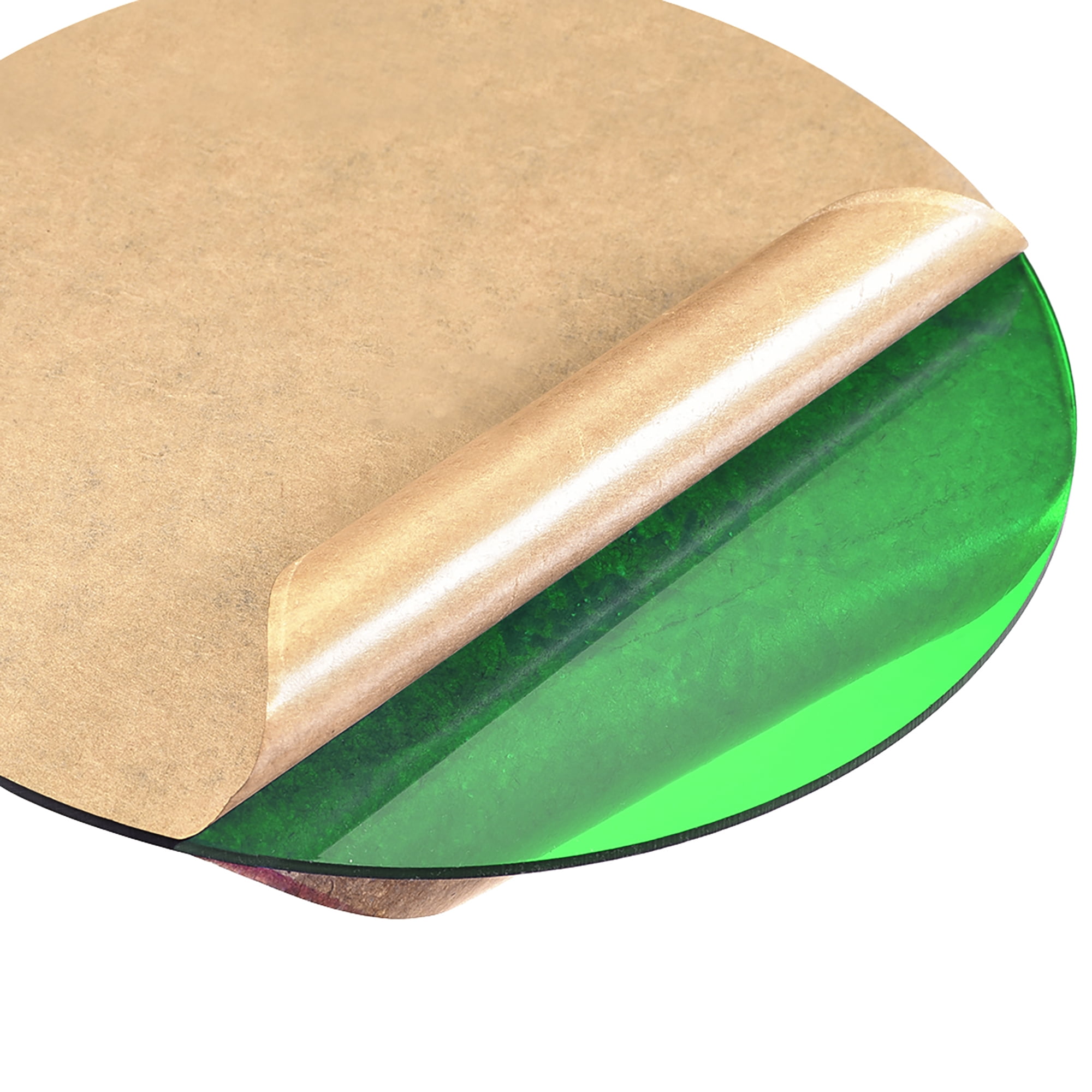 Acrylic Sheet Circle Round Disc,Green,Translucent,2mm Thick,4' Diameter,Acrylic Round Sheet(100mm)