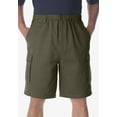 thumbnail image 3 of Boulder Creek By Kingsize Men's Big & Tall  Renegade 9" Full Elastic Waist Cargo Shorts, 3 of 6