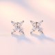 thumbnail image 1 of ATHENA Joyería Stud Diamante Pendientes Originales 925 Mujeres Plata Moissanite Pearl M018 Gao Jiahui unisex, 1 of 2