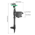 thumbnail image 2 of Repeller Scarecrow Motion Activated Solar Hydro Critter Blaster Animal Sprinkler for Gardens, Orchards, Landscaped Areas, Lawns, Vegetable Fields, And yards, 2 of 16