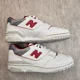 thumbnail image 5 of New Balance Boston College 550 Sneakers Mens 10.5 White Red Sporty Low Top Shoes, 5 of 6