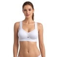 thumbnail image 2 of Women Bras 6 Packs of T-Shirt Comfortable Everyday A B C D DD DDD Cups Full Coverage Bra 36B (S6619), 2 of 5