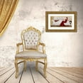 thumbnail image 3 of Jannace, Sergio 24x14 Gold Ornate Wood Framed with Double Matting Museum Art Print Titled - Red Gala, 3 of 4