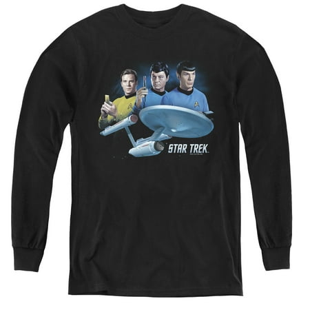 Star Trek - Main Three - Youth Long Sleeve Shirt -