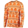 thumbnail image 2 of Men's Concepts Sport Tennessee Orange Tennessee Volunteers Ugly Sweater Knit Long Sleeve Top and Pant Set, 2 of 5