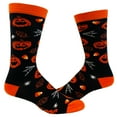 thumbnail image 2 of Youth Zombies Eat Brains & Jack-O-Lantern Pumpkin Scary Halloween Socks Bundle 2-Pack, 2 of 7