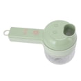 thumbnail image 2 of Picadora de ajo portátil con puerto de alimentación abierto y carga USB, cuerpo impermeable, cuchilla de acero inoxidable, picadora de alimentos, 2 of 14